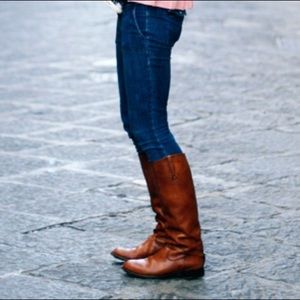 Frye Lindsay plate tall riding boot